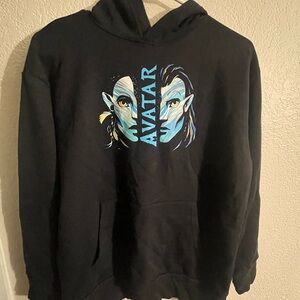 Old Navy Black Hoodie with Avatar Design